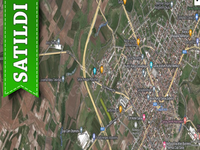 Tekirdağ Saray Çukuryurtta Satılık Tarla , 4,700 M2 Tek Tapu 