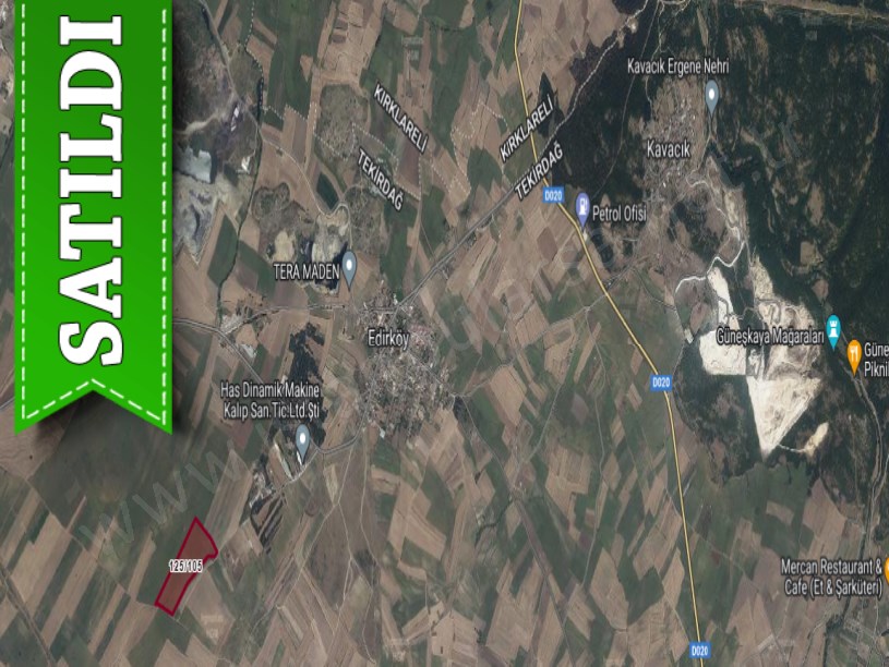 Tekirdağ Saray Edirköyde Satılık Arsa , 522 m2 Çaplı Evlerin Yakını 