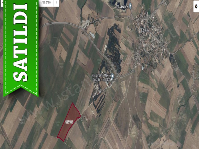 Tekirdağ Saray Edirköyde Satılık Arsa , 522 m2 Çaplı Evlerin Yakını 