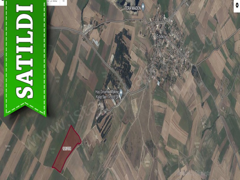 Tekirdağ Saray Edirköyde Satılık Arsa , 522 m2 Çaplı Evlerin Yakını 
