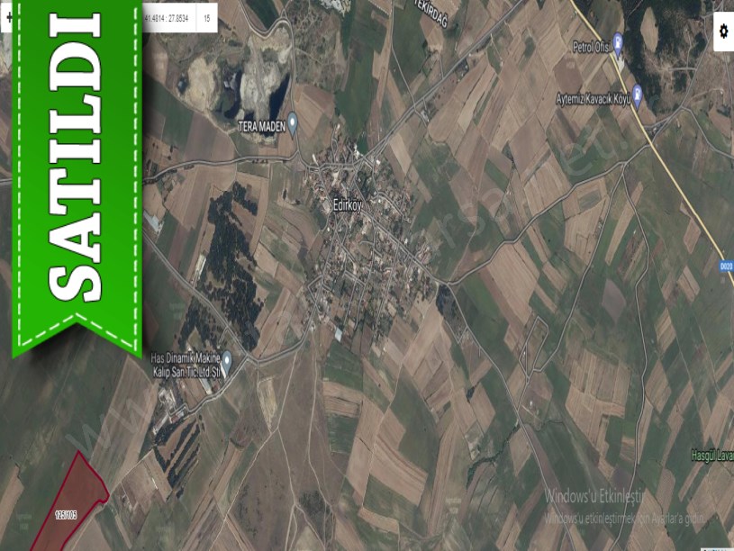 Tekirdağ Saray Edirköyde Satılık Arsa , 522 m2 Çaplı Evlerin Yakını 