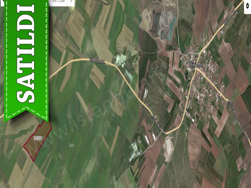 Tekirdağ Saray Edirköyde Satılık Arsa , 468 M2 Yolu Var Köy Yakını 