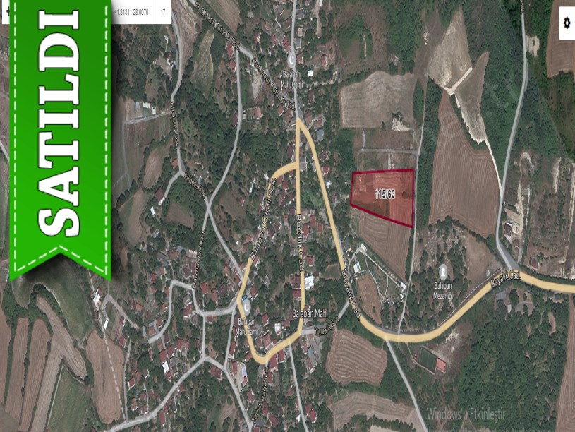 Arnavutköy Balabanda Satılık Arsa , 321 M2 Merkezde Hisseli 