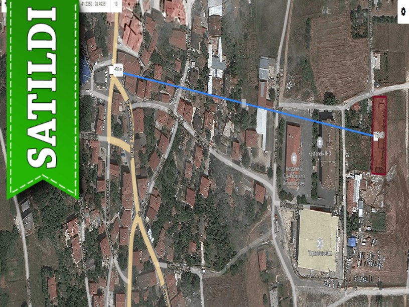 Çatalca Kestanelikte Satılık Arsa , 1,147 m2 İmarlı Müstakil 