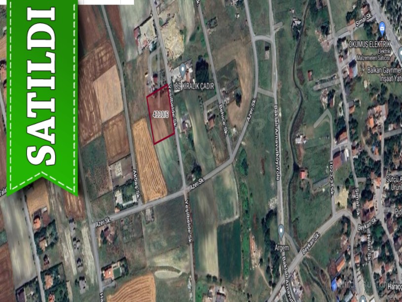 Arnavutköy Haraççıda Satılık Arsa , 1,200 M2 Şehir Merkezinde Hisseli 