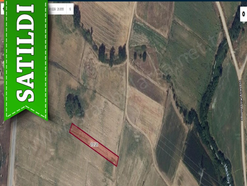 Edirne Havsa Hasköy Satılık Tarla , 1,421 M2 Tek Tapu Yolu Var