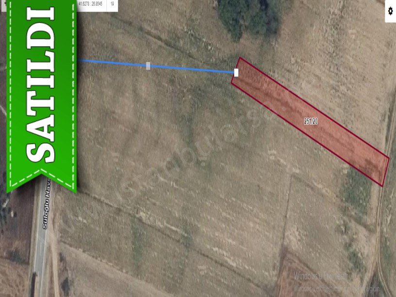 Edirne Havsa Hasköy Satılık Tarla , 1,421 M2 Tek Tapu Yolu Var