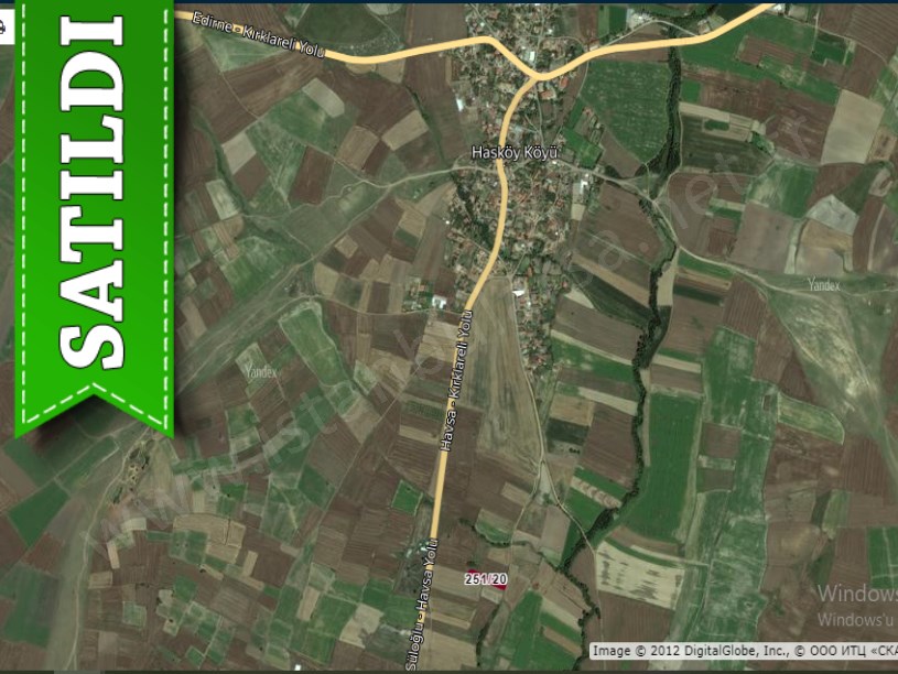 Edirne Havsa Hasköy Satılık Tarla , 1,421 M2 Tek Tapu Yolu Var
