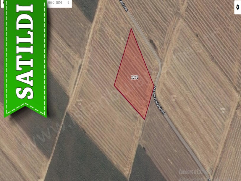 Edirne Havsa Hasköy Satılık Tarla , 5,779 M2 Yolu Var Müstakil 