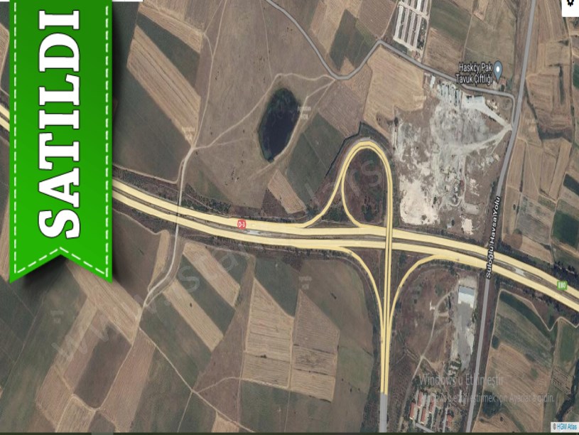 Edirne Havsa Hasköy Satılık Tarla , 2,423 M2 Avrupa Otoyoluna Cephe Müstakil