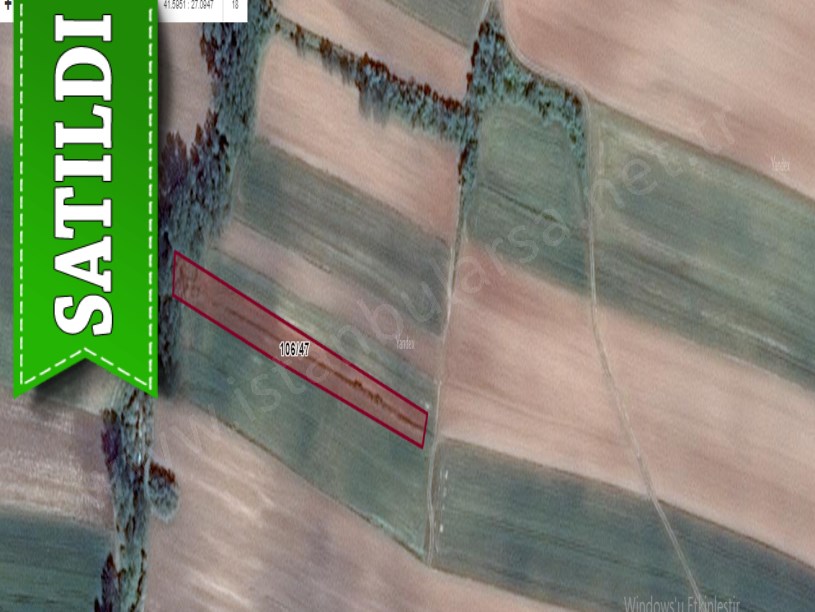 Kırklareli Babaeski Yenimahalle Köyünde Satılık Tarla , 2,735 m2 Müstakil