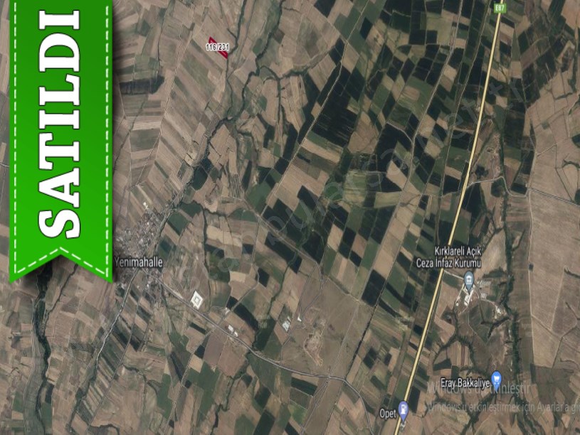 Kırklareli Babaeski Yenimahalle Köyünde Satılık Tarla , 8,295 M2 Müstakil 
