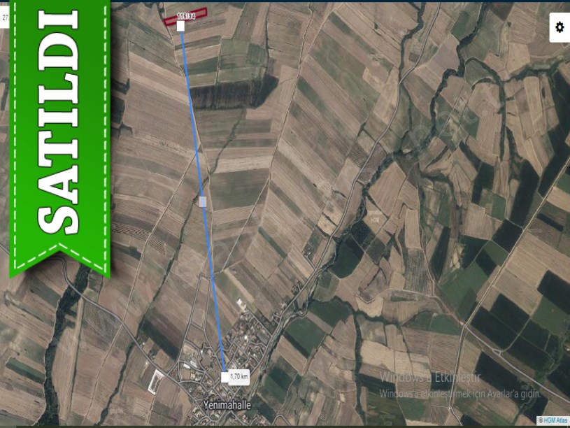 Kırklareli Babaeski Yenimahalle Köyünde Satılık Tarla , 8,504 m2 Müstakil Yolu Var