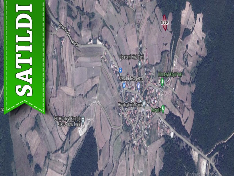 Çatalca Hisarbeylide Satılık Arsa , 250 M2 Çaplı Yeri Belli