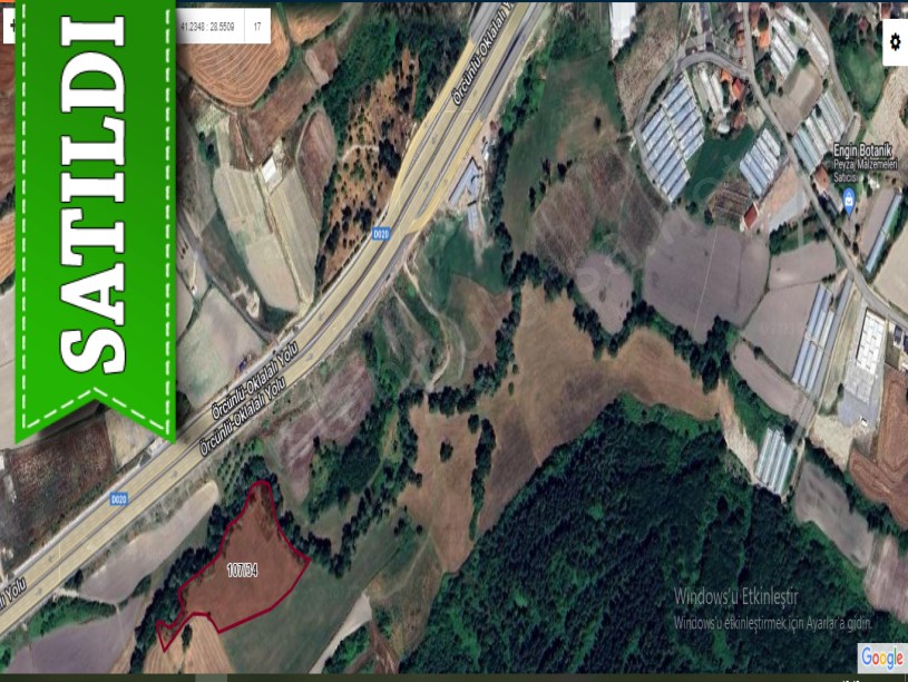 Çatalca Kızılcaalide Satılık Arsa , 610 M2 Yeri Belli Hisseli 