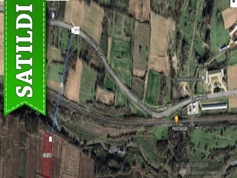 Kırklareli Pehlivanköy Kazımdirik Mah Satılık Tarla , 4,058 M2  Müstakil 