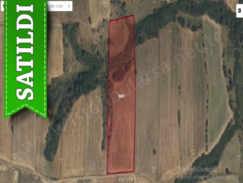 Kırklareli Babaeski Katranca Köyünde Satılık Tarla , 13,847 m2 Yolu Var Müstakil