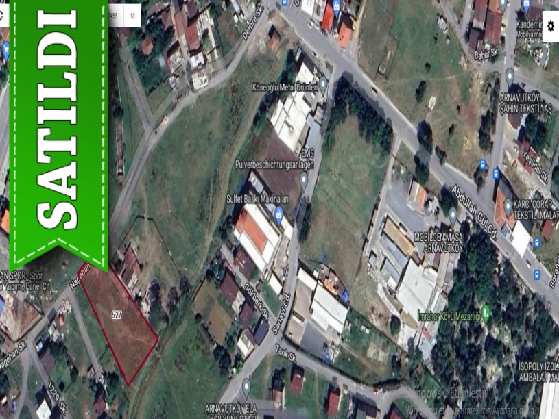 Arnavutköy İmrahorda Satılık Arsa , 300 m2 İmarlı Merkezde 
