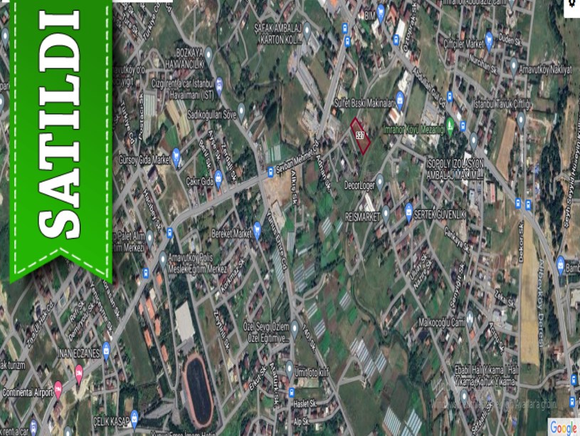 Arnavutköy İmrahorda Satılık Arsa , 300 m2 İmarlı Merkezde 