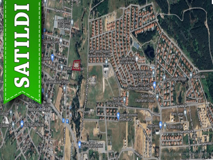 Arnavutköy İmrahorda Satılık Arsa , 140 M2 Caddeye Yakın İmarlı