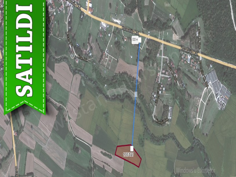 Çatalca Karacaköyde Satılık Arsa , 478 m2 Yolu Var Evlerin Yakını 