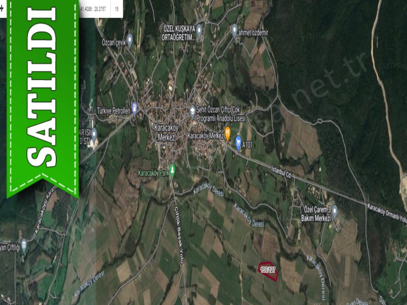 Çatalca Karacaköyde Satılık Arsa , 478 m2 Yolu Var Evlerin Yakını 