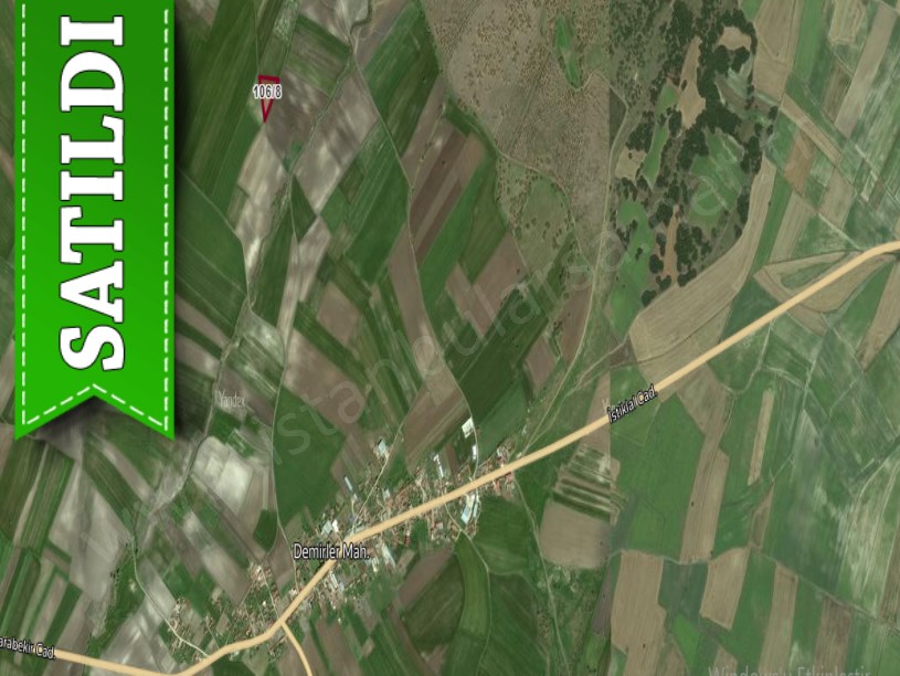 Tekirdağ  Saray Demirler Köyünde Satılık Tarla , 4 Dönüm Yolu Var Müstakil