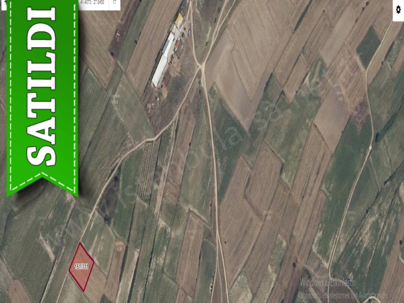 Tekirdağ Saray Çukuryurtta Satılık Tarla , 2,820 M2 Yolu Var Müstakil 