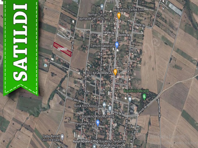 Silivri Büyükkılıçta Satılık Tarla , 4,300 m2 Müstakil İmara Yakın 