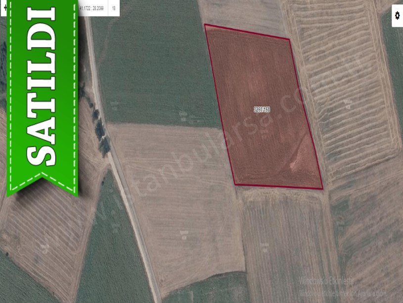 Silivri Fenerköyde Satılık Arsa , 2 Dönüm Hisseli 