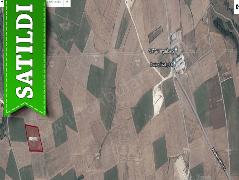 Silivri Fenerköyde Satılık Arsa , 2 Dönüm Hisseli 