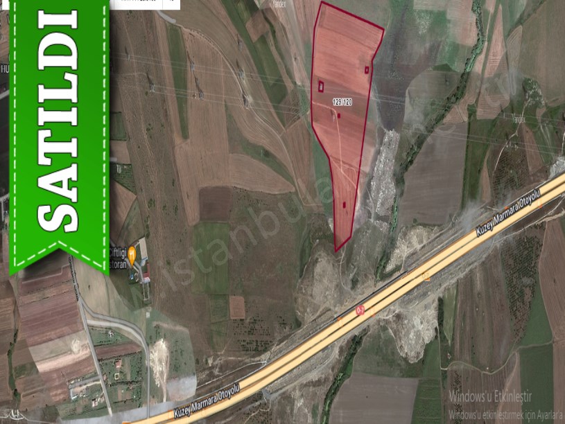 Çatalca İzzettinde Satılık Arsa , 325 M2 Hisseli Yolu Var