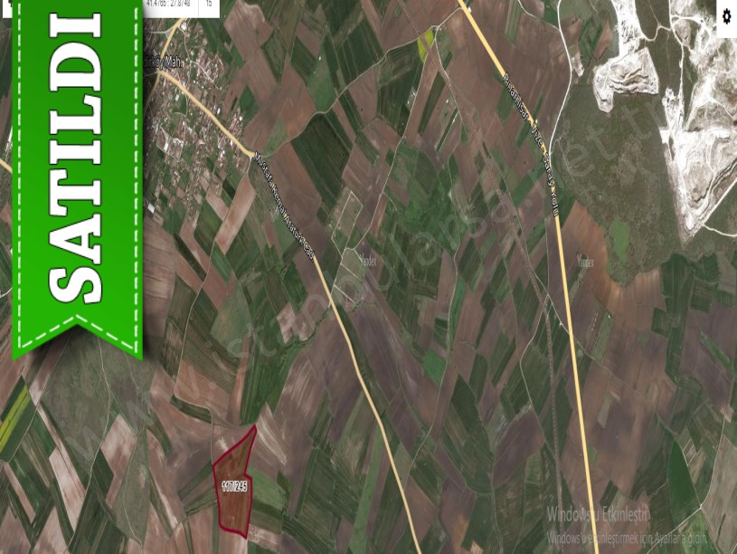 Tekirdağ Saray Edirköyde Satılık Arsa , 1,180 M2 Yolu Var Çaplı 
