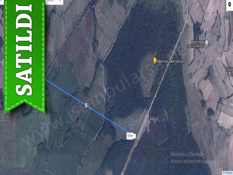 Çatalca Çiftlikköyde Satılık Arsa , 1,400 M2 Hisseli 