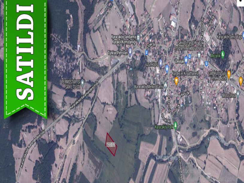 Çatalca Karacaköyde Satılık Arsa , 225 M2 Hisseli 