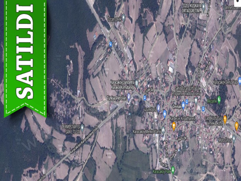 Çatalca Karacaköyde Satılık Arsa , 425 M2 Çaplı Hisseli 