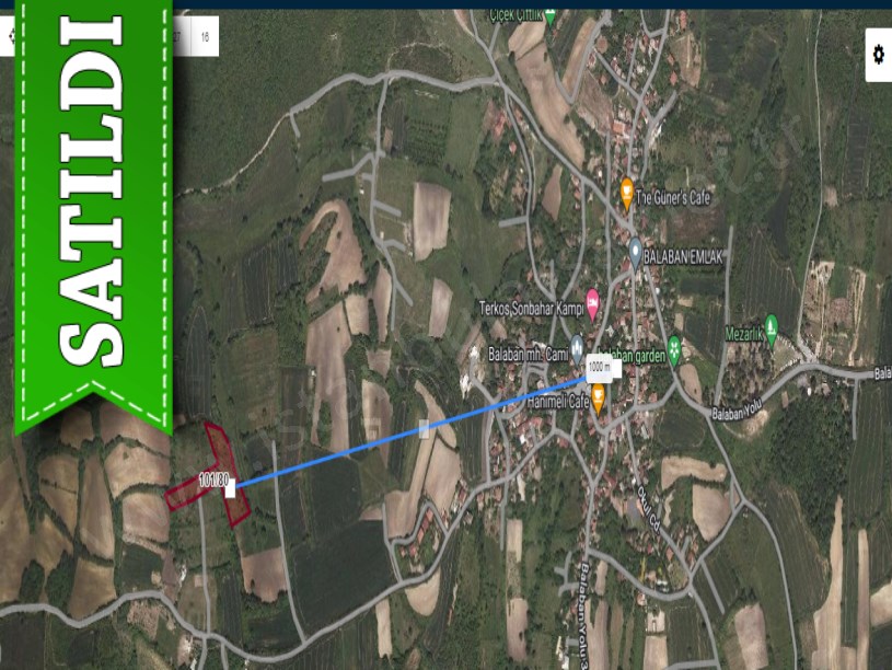 Arnavutköy Balabanda Satılık Arsa , 753 M2 Yolu Var Evlerin Yakını 