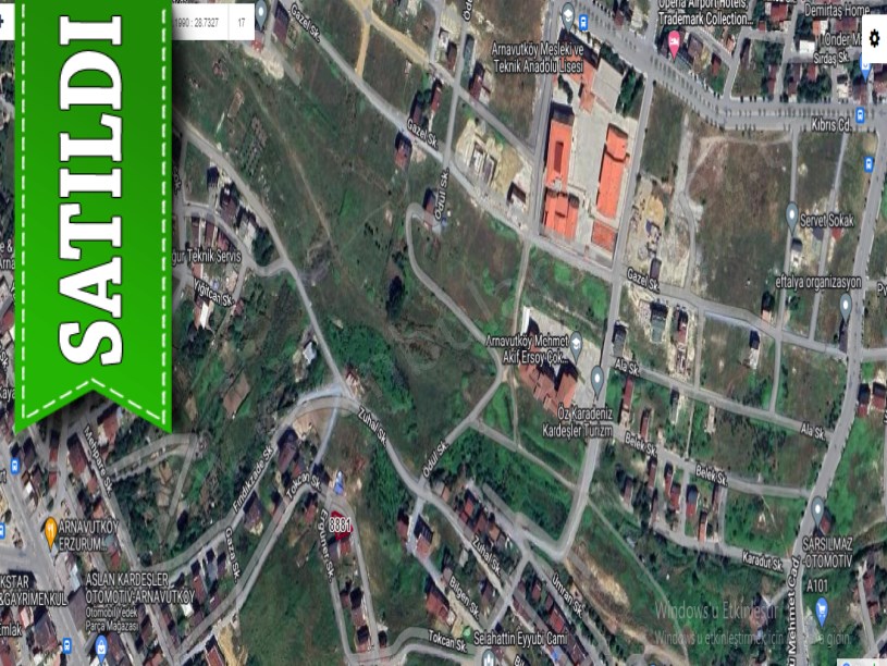  Arnavutköy NeneHatun Mah. Satılık Arsa , 300 M2 Müstakil 3 Kat İmarlı