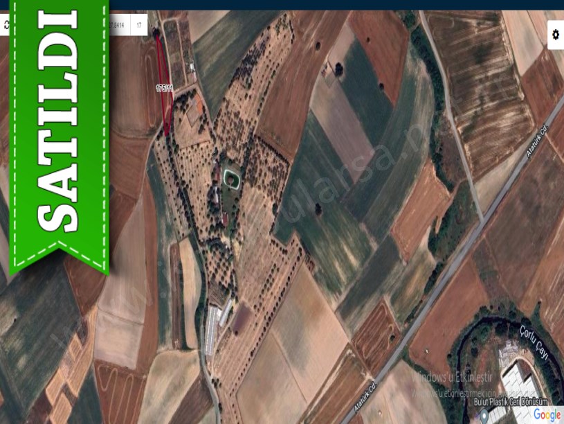 Tekirdağ Ergene Yulaflı Satılık Tarla , 1,553 m2 Yolu Var Evlerin Yakını