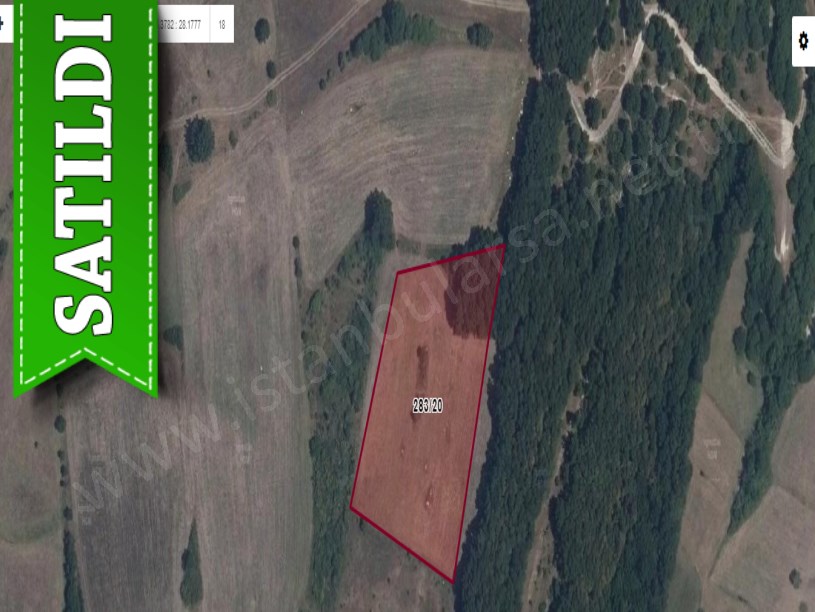 Çatalca Binkılıçta Satılık Arsa , 814 M2 Hisseli 