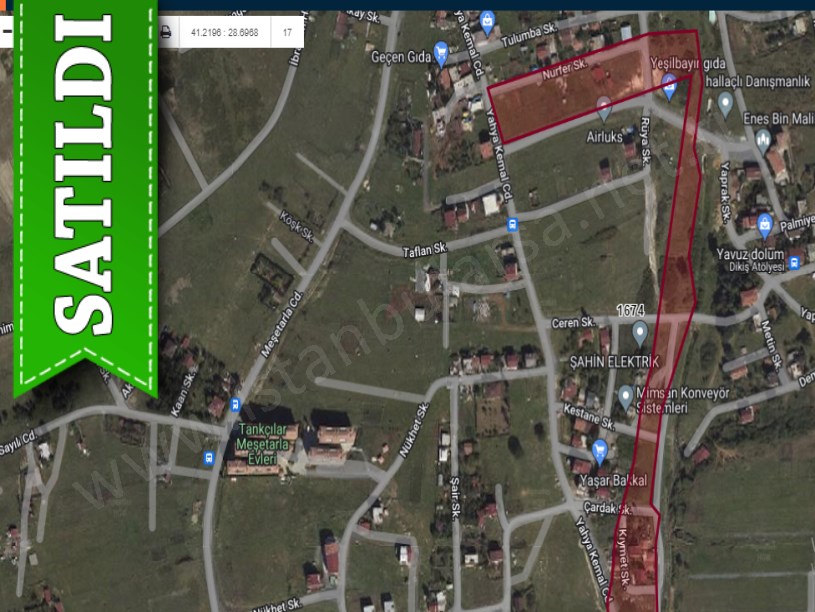 Arnavutköy Taşolukta Satılık Arsa , 118 M2 Merkezde İmarlı 