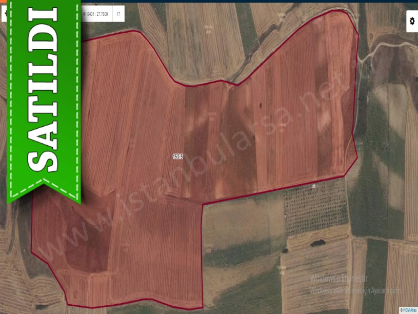 Tekirdağ Marmaraereğli Çeşmeli Mah Satılık Arsa , 202 m2 Yolu Var Hisseli 