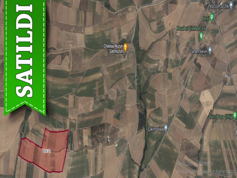 Tekirdağ Marmaraereğli Çeşmeli Mah Satılık Arsa , 182 m2 Yolu Var Evlerin Yakını 