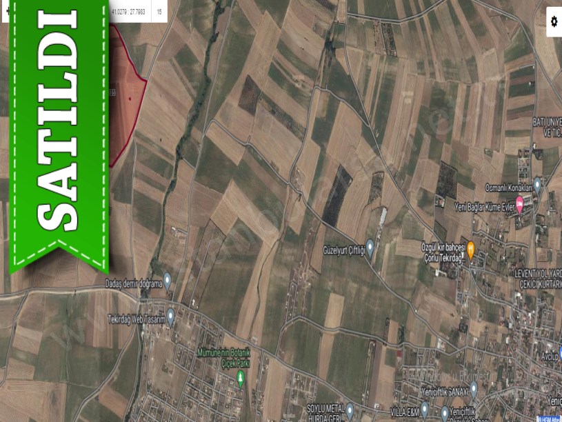 Tekirdağ Marmaraereğli Çeşmeli Mah Satılık Arsa , 236 m2 Hisseli Yolu Var