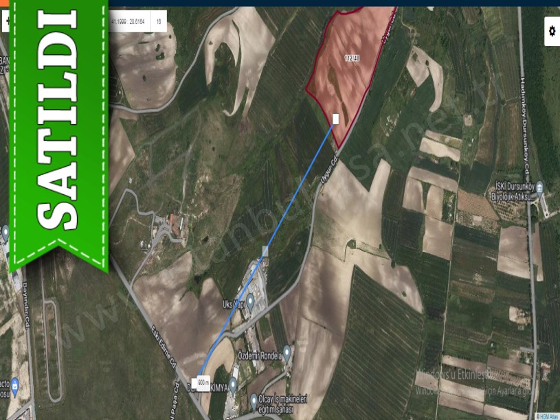 Arnavutköy Dursunköyde Satılık Arsa , 5,044 m2 Cadde Cephe Hisseli 
