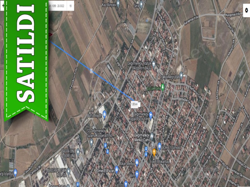 Silivri Değirmenköyde Satılık Arsa , 473 M2 Çaplı Çevrili Yolu Var