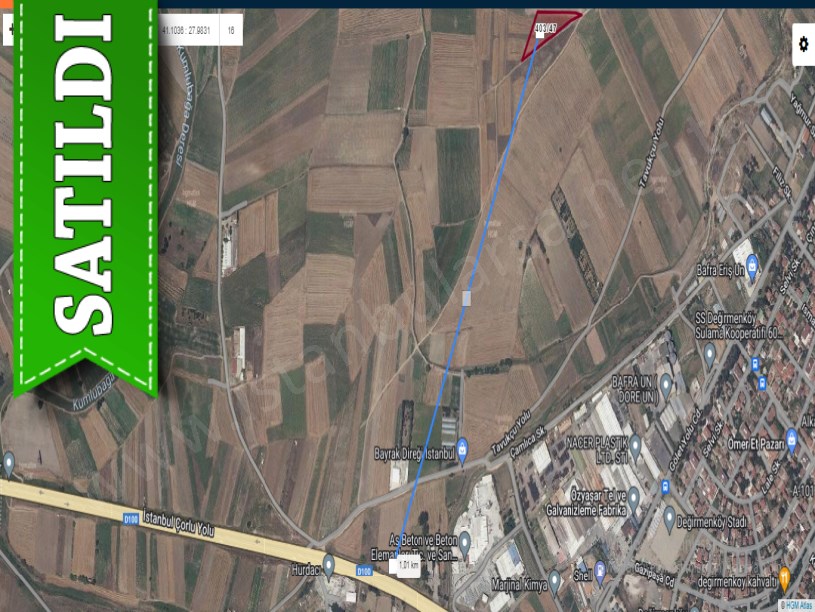 Silivri Değirmenköyde Satılık Arsa , 473 M2 Çaplı Çevrili Yolu Var