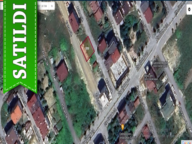 Arnavutköy Çardaktepede Satılık Arsa , 254 M2 Müstakil İmarlı İfrazlı