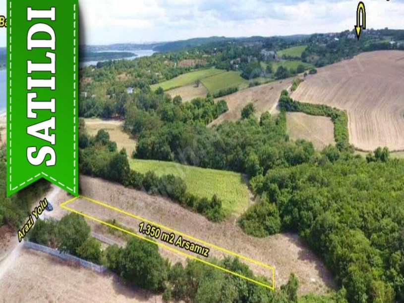 Arnavutköy Balabanda Satılık Arsa , 1,350 m2 Hisseli Yolu Var