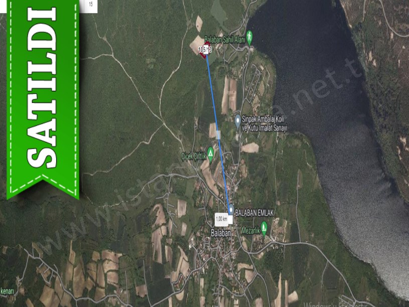 Arnavutköy Balabanda Satılık Arsa , 1,350 m2 Hisseli Yolu Var
